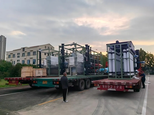 10.19某化工企業200T/H除鹽水設備發貨